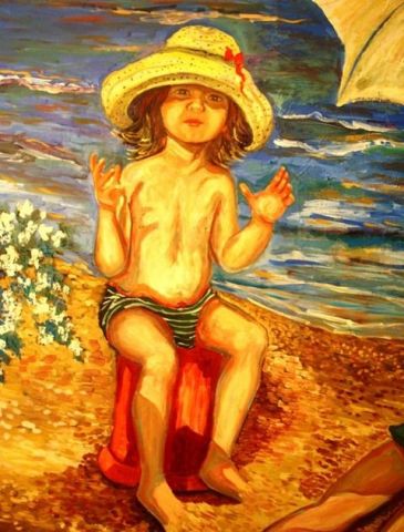 " LA FILLE AU CHAPEU JAUNE"